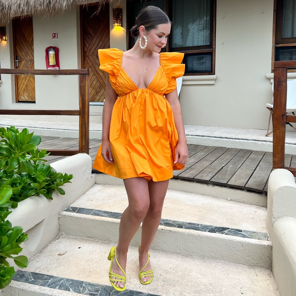 For Love & Lemons Clementine Mini in Orange!